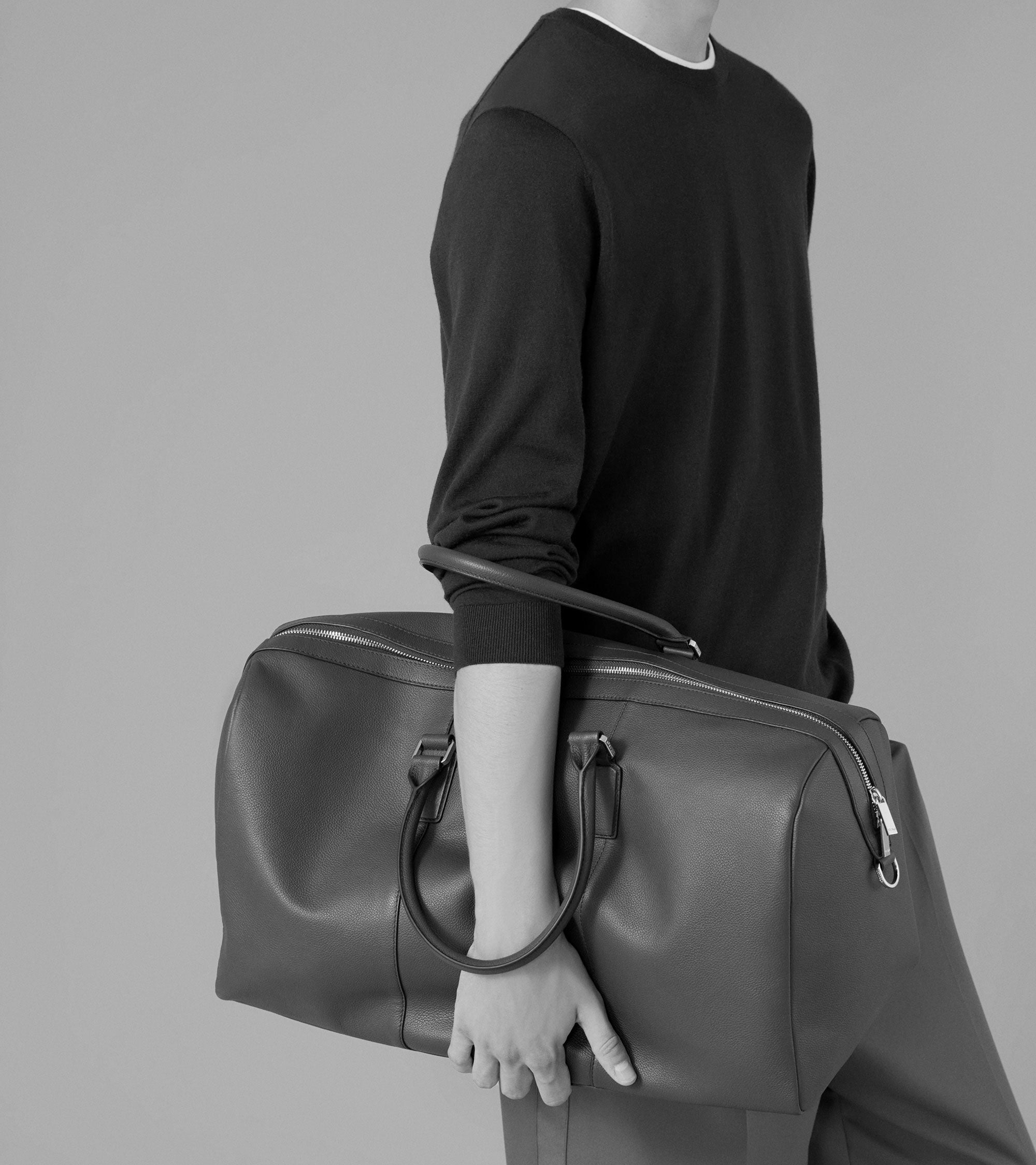 Marceau 48-hour travel bag in grained leather