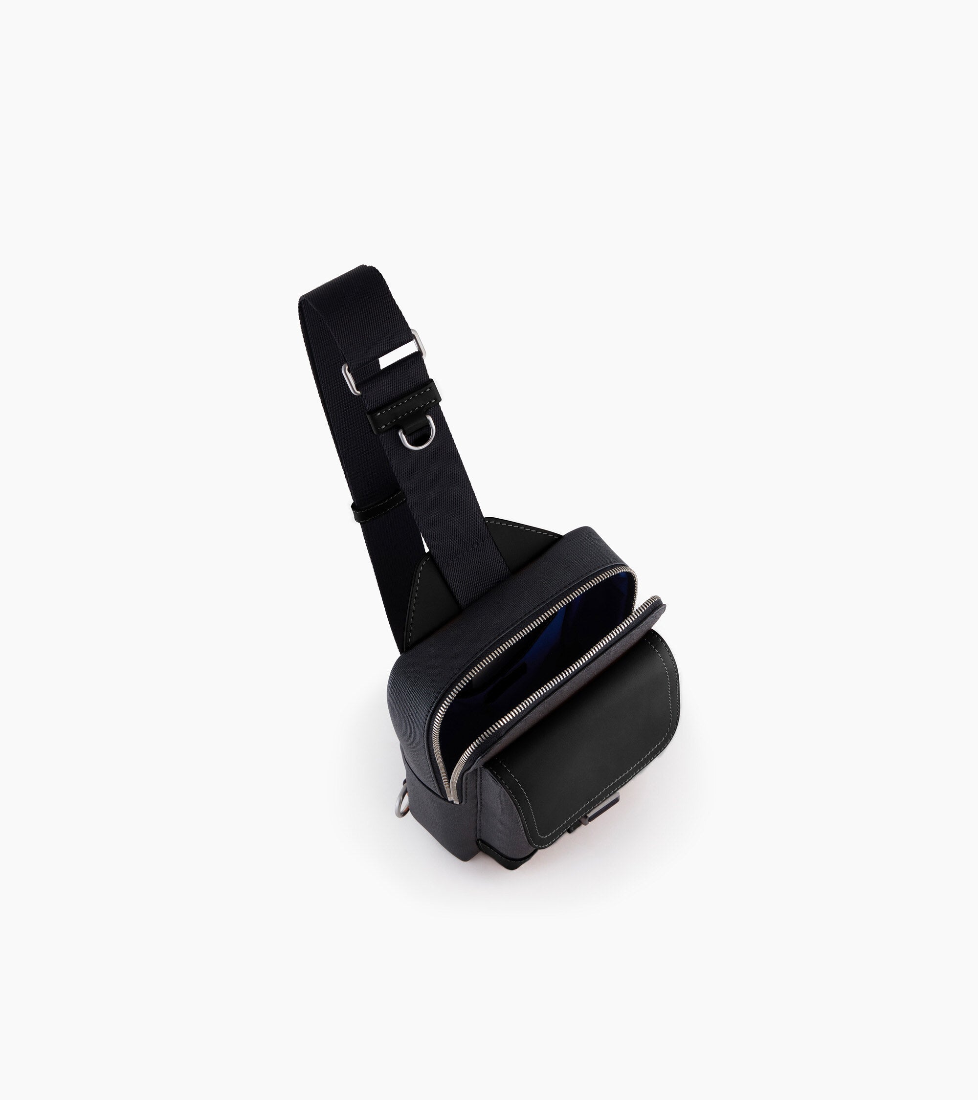Slingtasche Maurice aus beschichtetem Canvas Schwarz