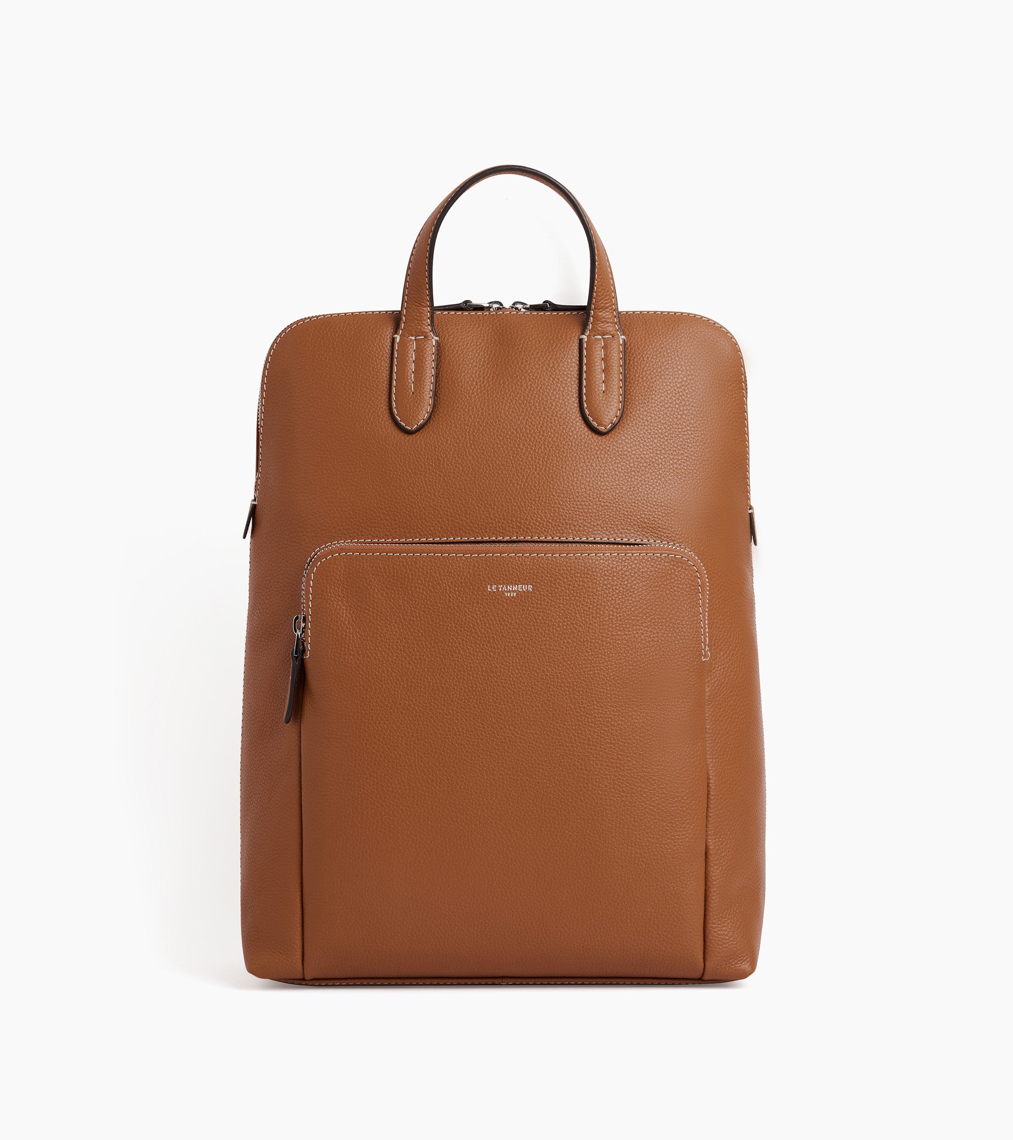 Business Rucksack Sophie aus genarbtem Leder