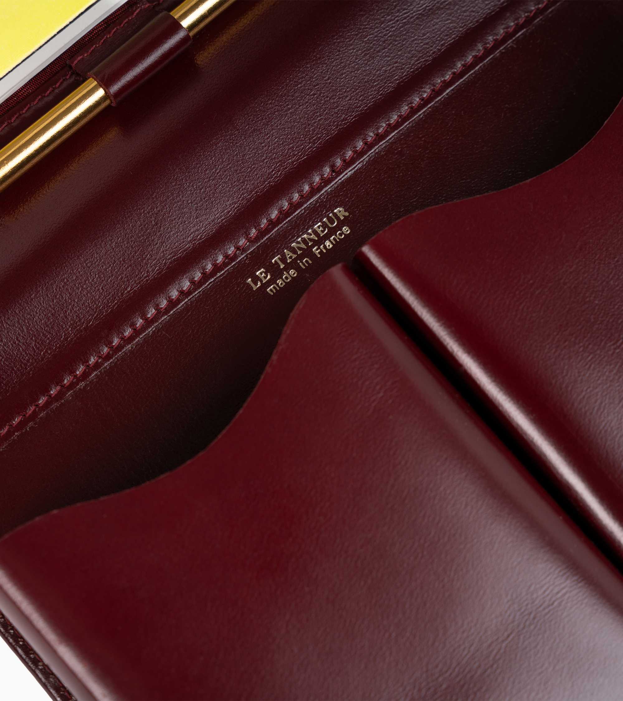 Etui jeux de cartes bridge petit modèle en cuir