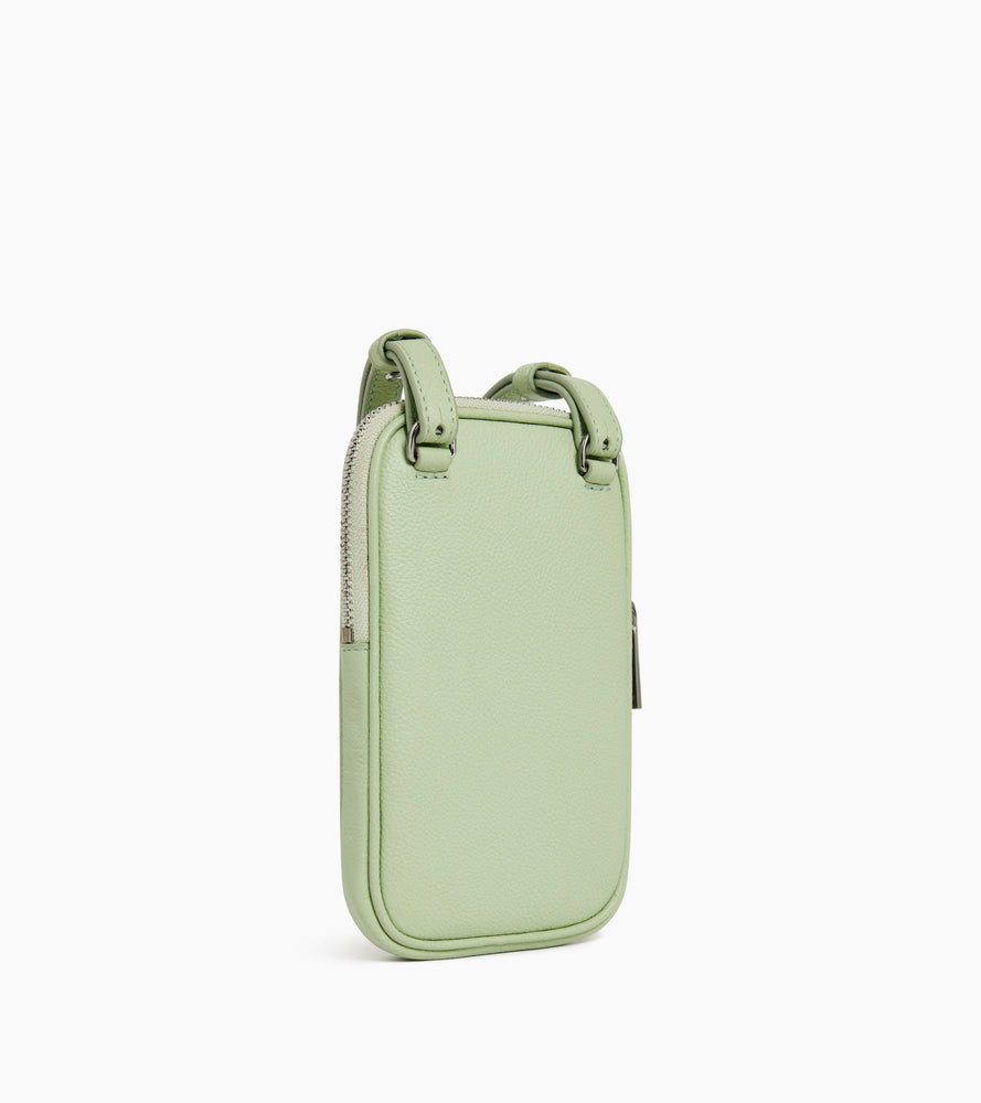 Emile phone case in grained leather