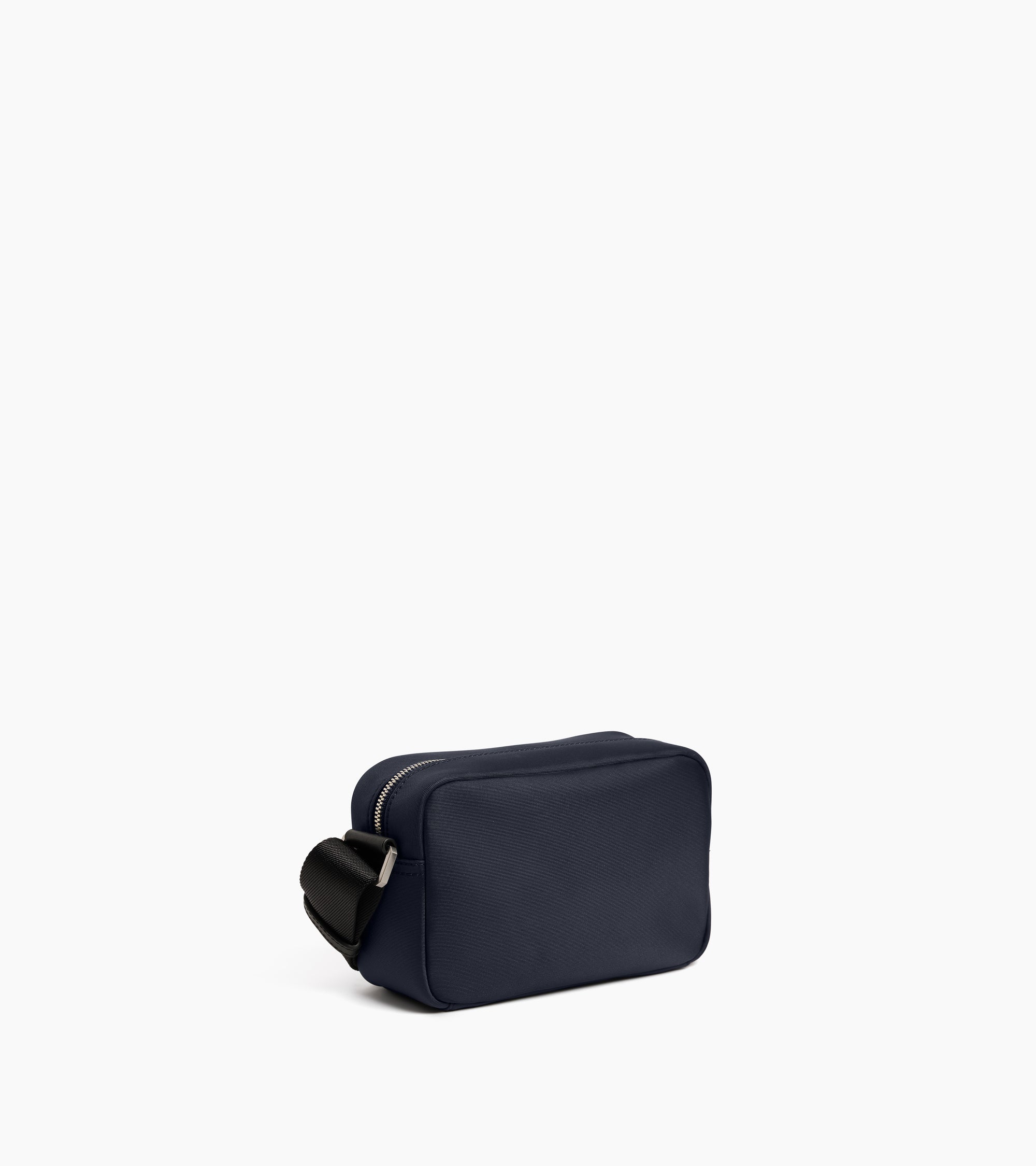 Bolso bandolera pequeño Basile de lona de nailon y cuero liso