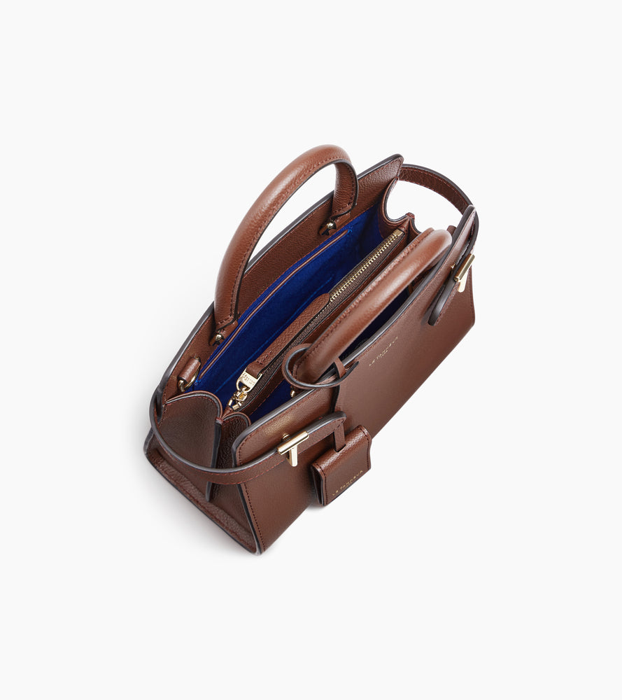 Petit sac à main Emilie en cuir grainé