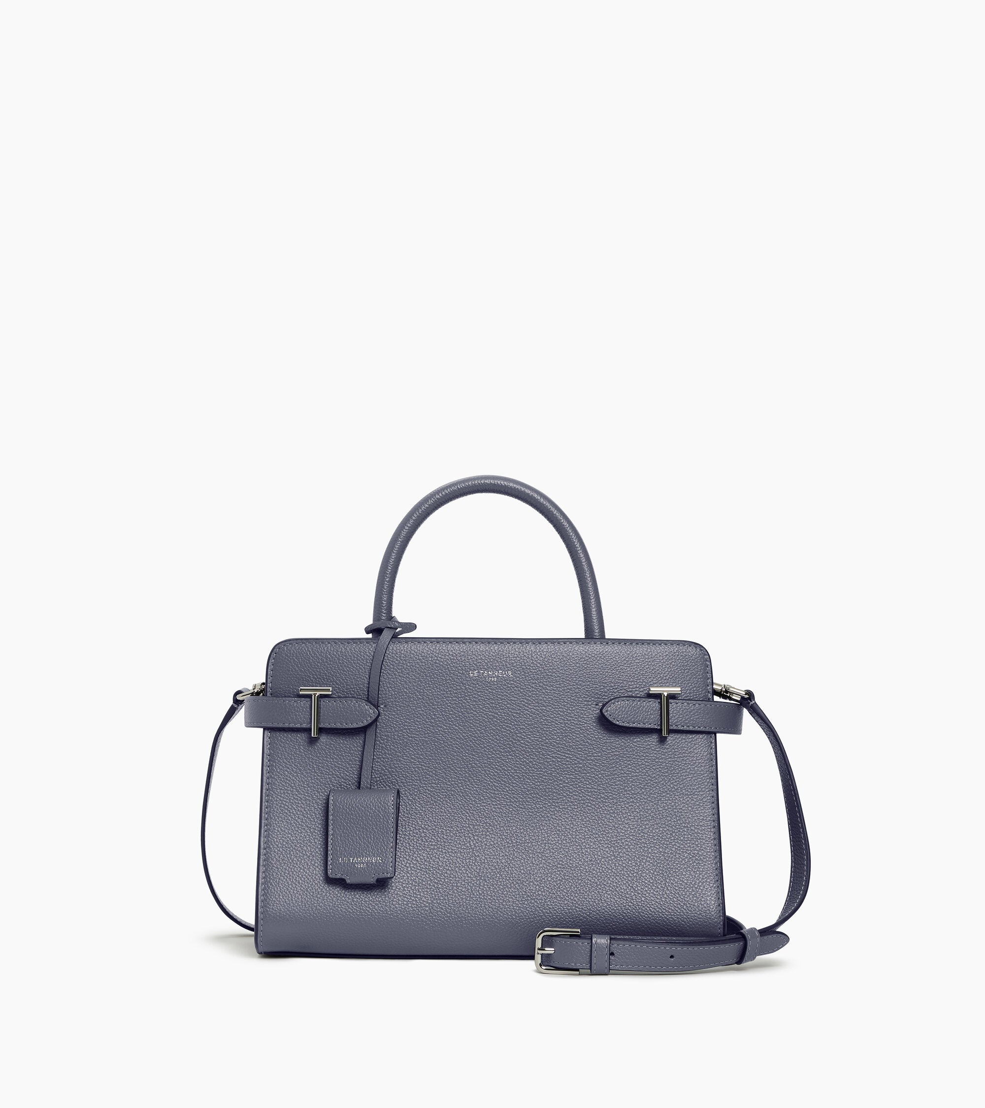 Mittelgroße Handtasche Emilie aus genarbtem Leder