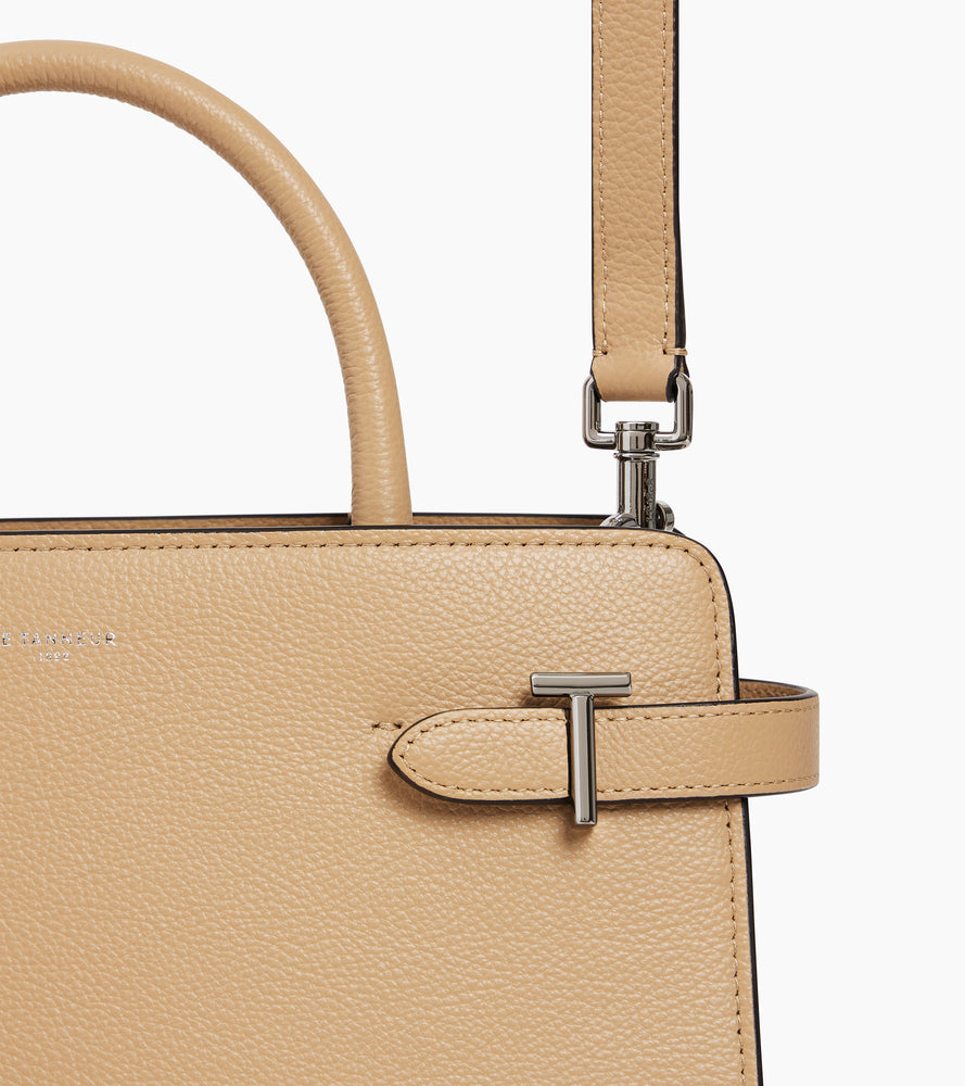 Emilie medium-sized handbag in grained leather