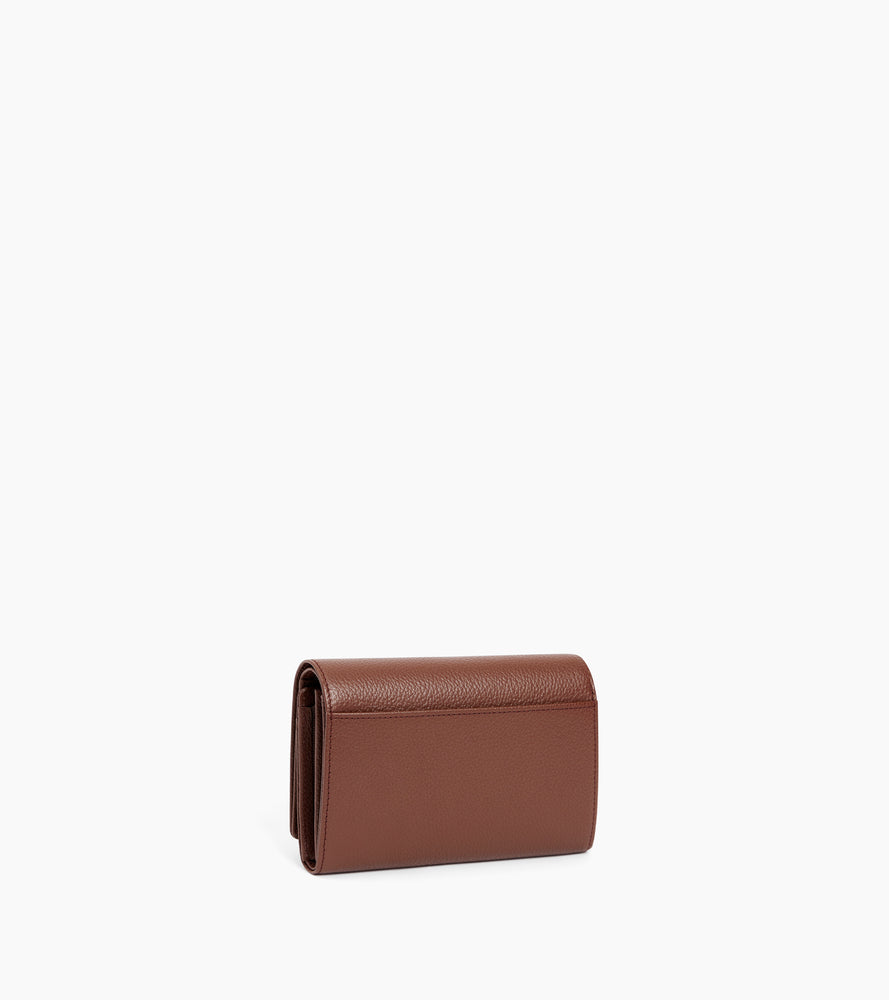 Emilie wallet in grained leather