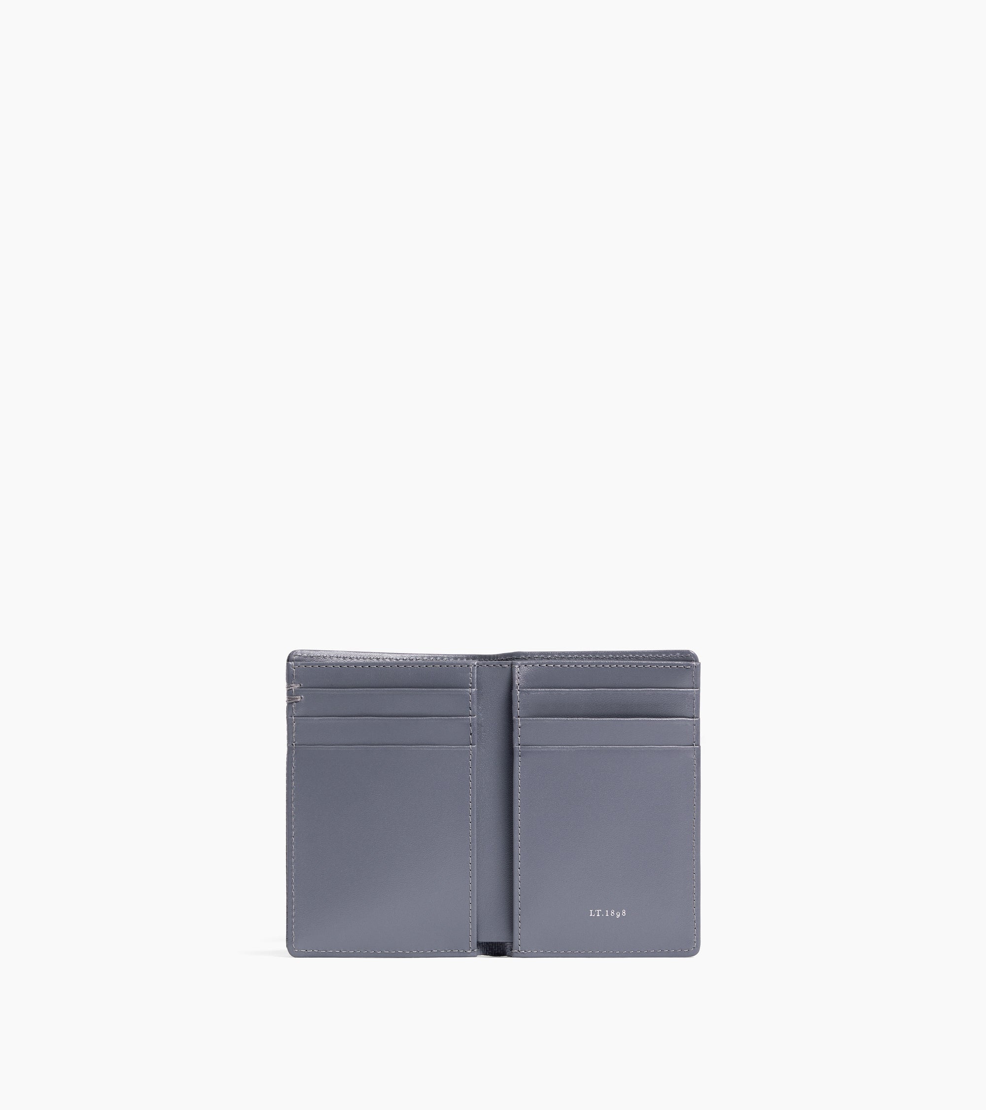 Lucien small card holder signature T leather