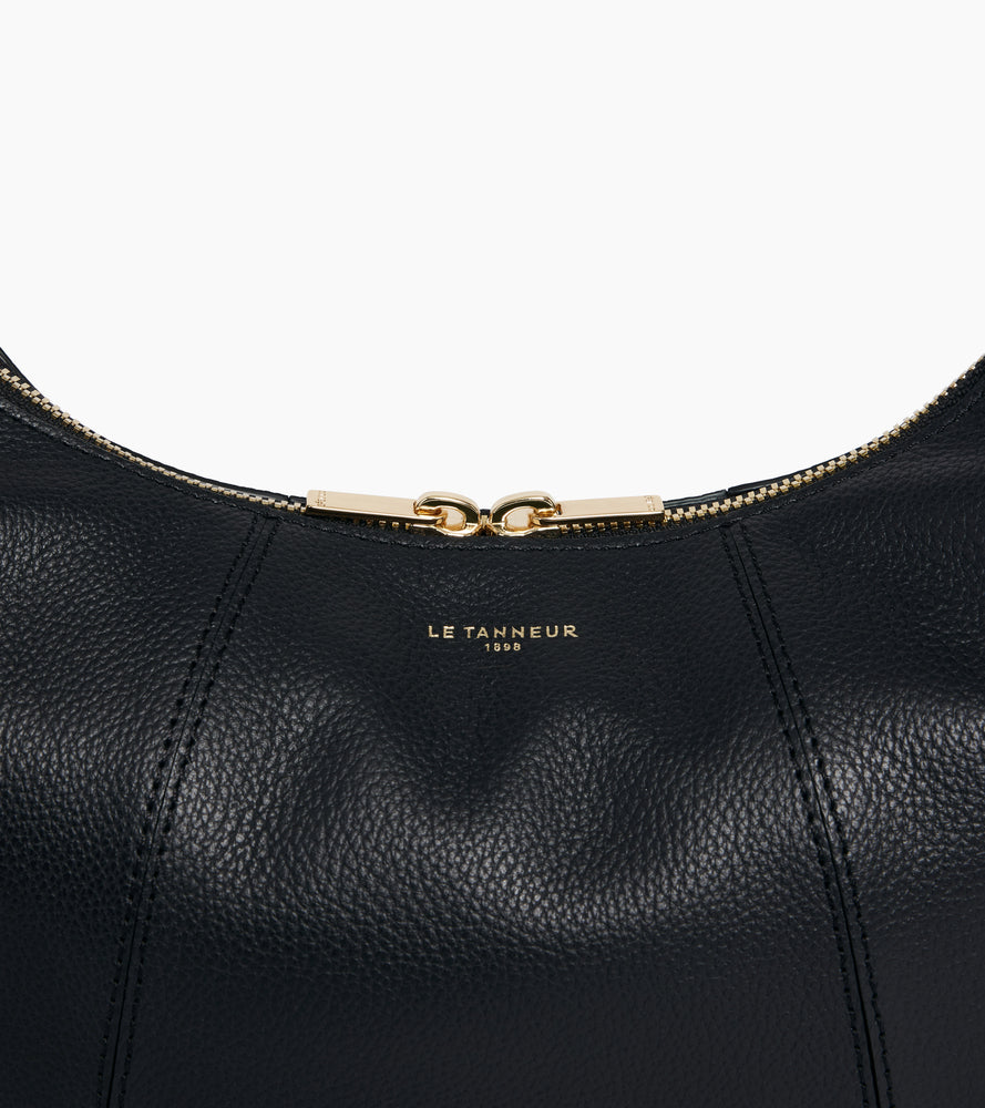 Petit sac hobo Juliette en cuir grainé