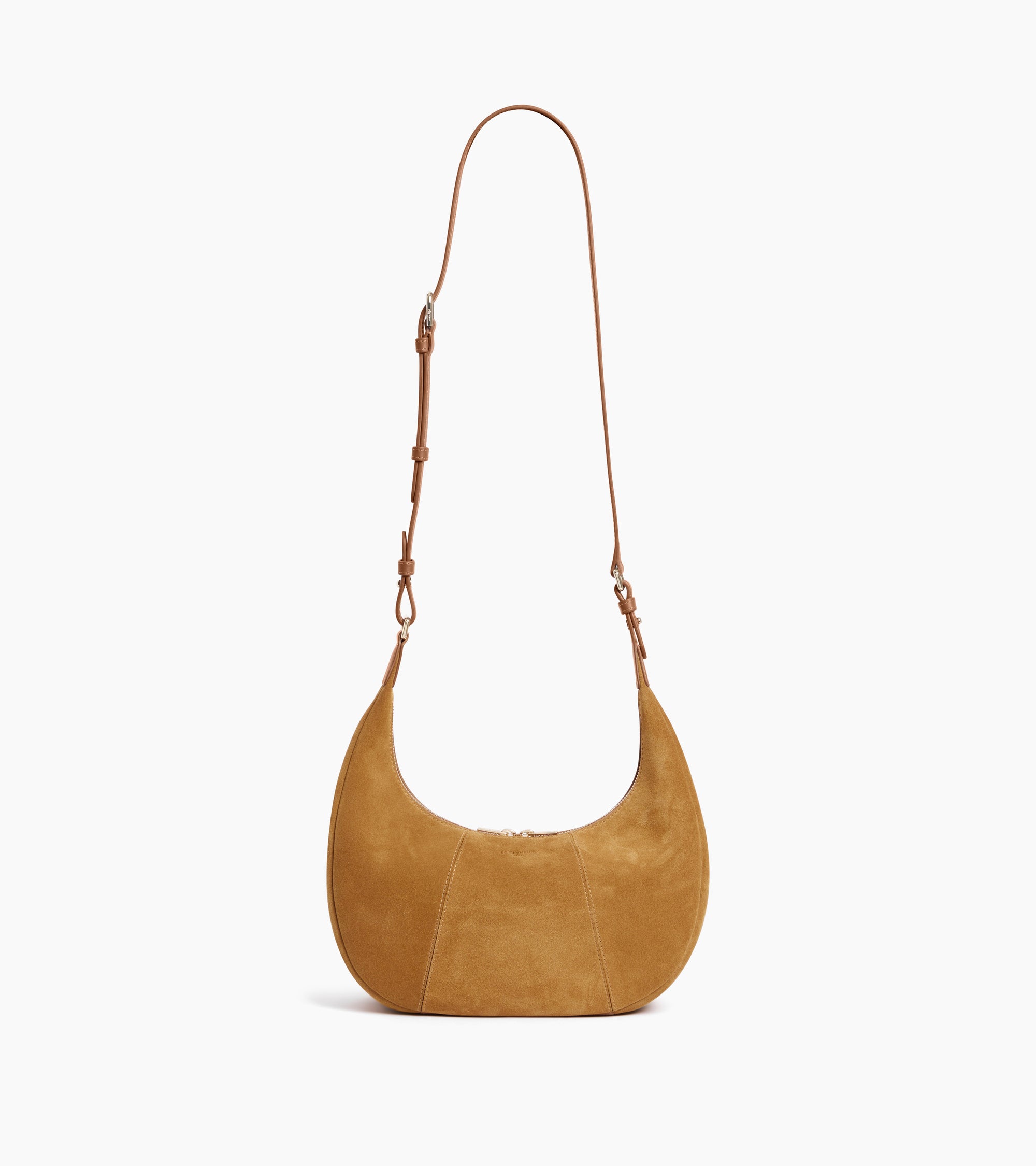 Juliette small hobo bag in suede split leather