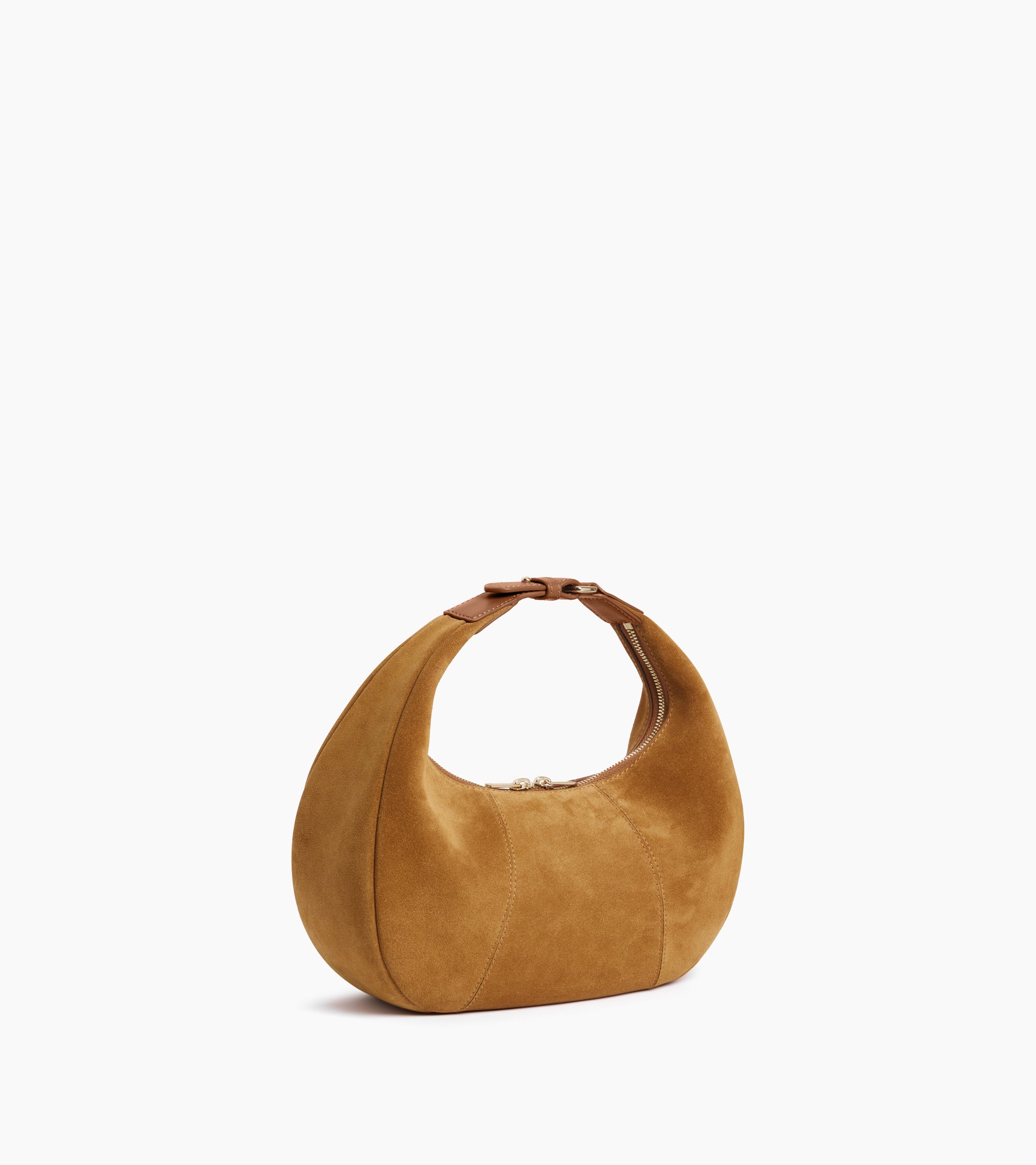 Juliette small hobo bag in suede split leather