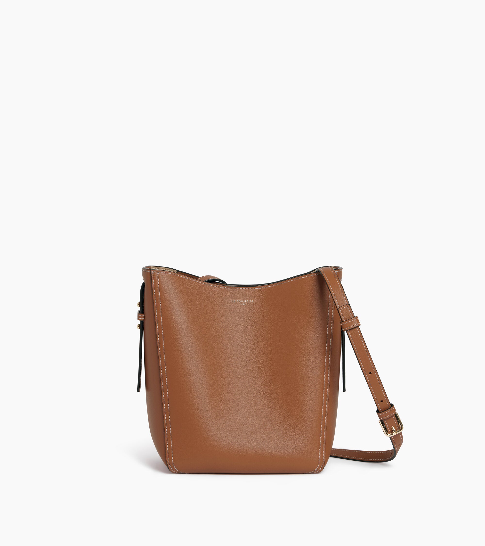 Bolso hobo pequeño modelo Céleste de piel lisa