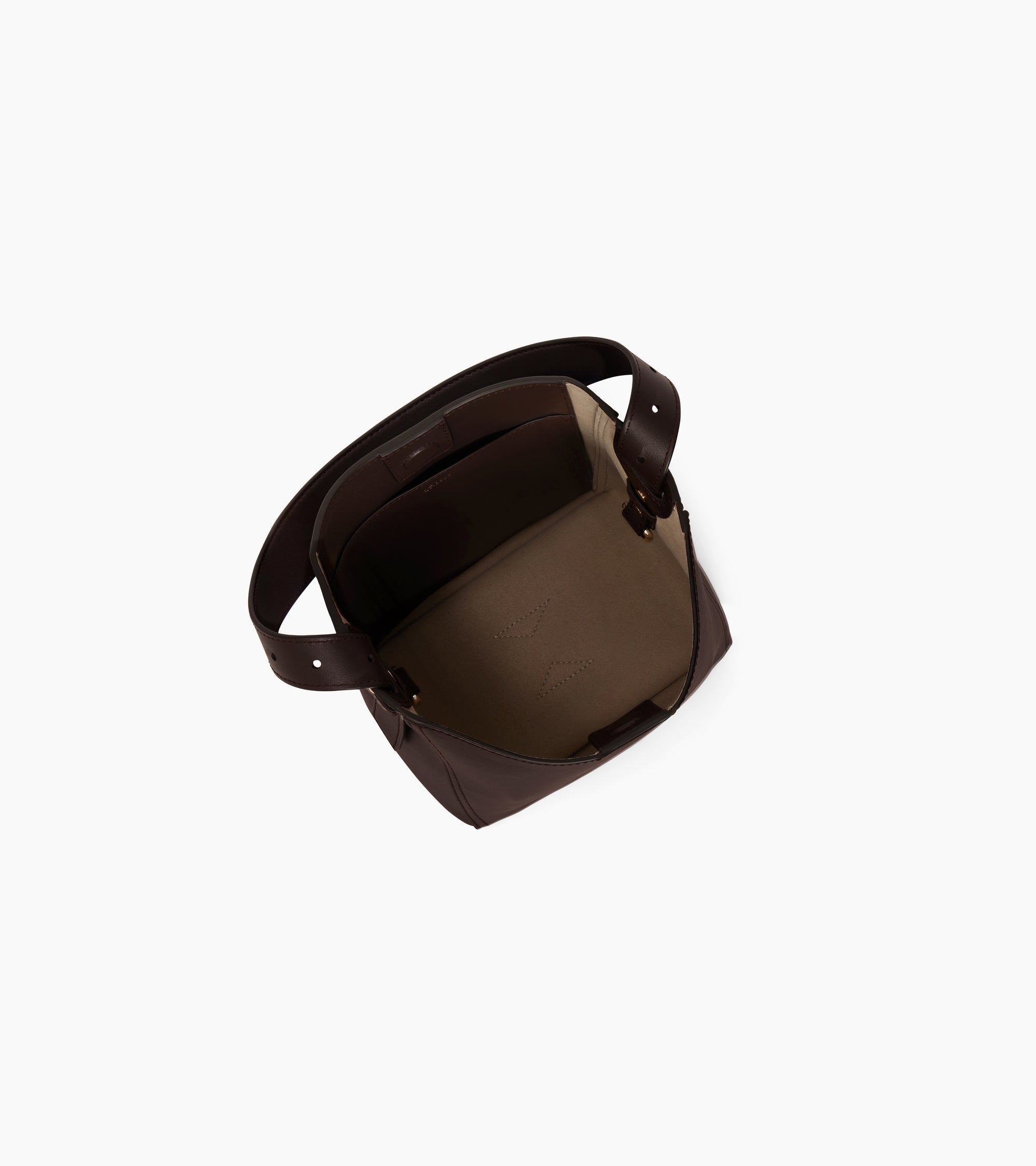 Bolso hobo pequeño modelo Céleste de piel lisa
