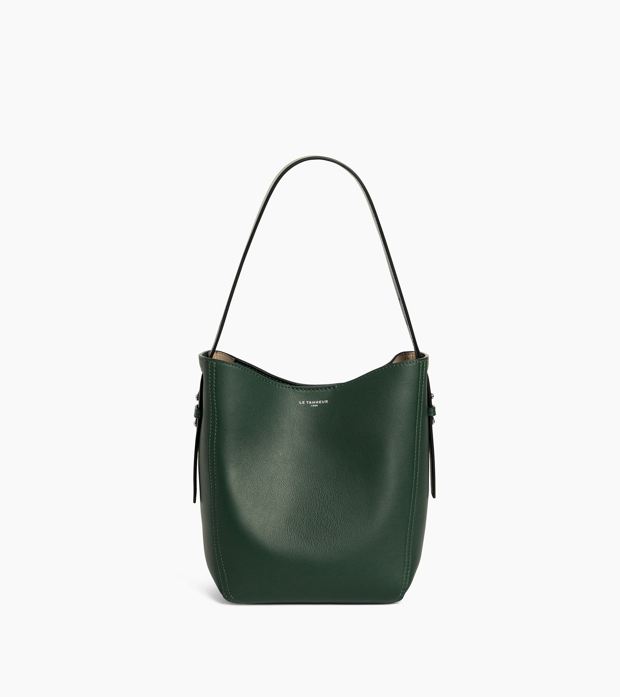 Bolso hobo pequeño modelo Céleste de piel lisa