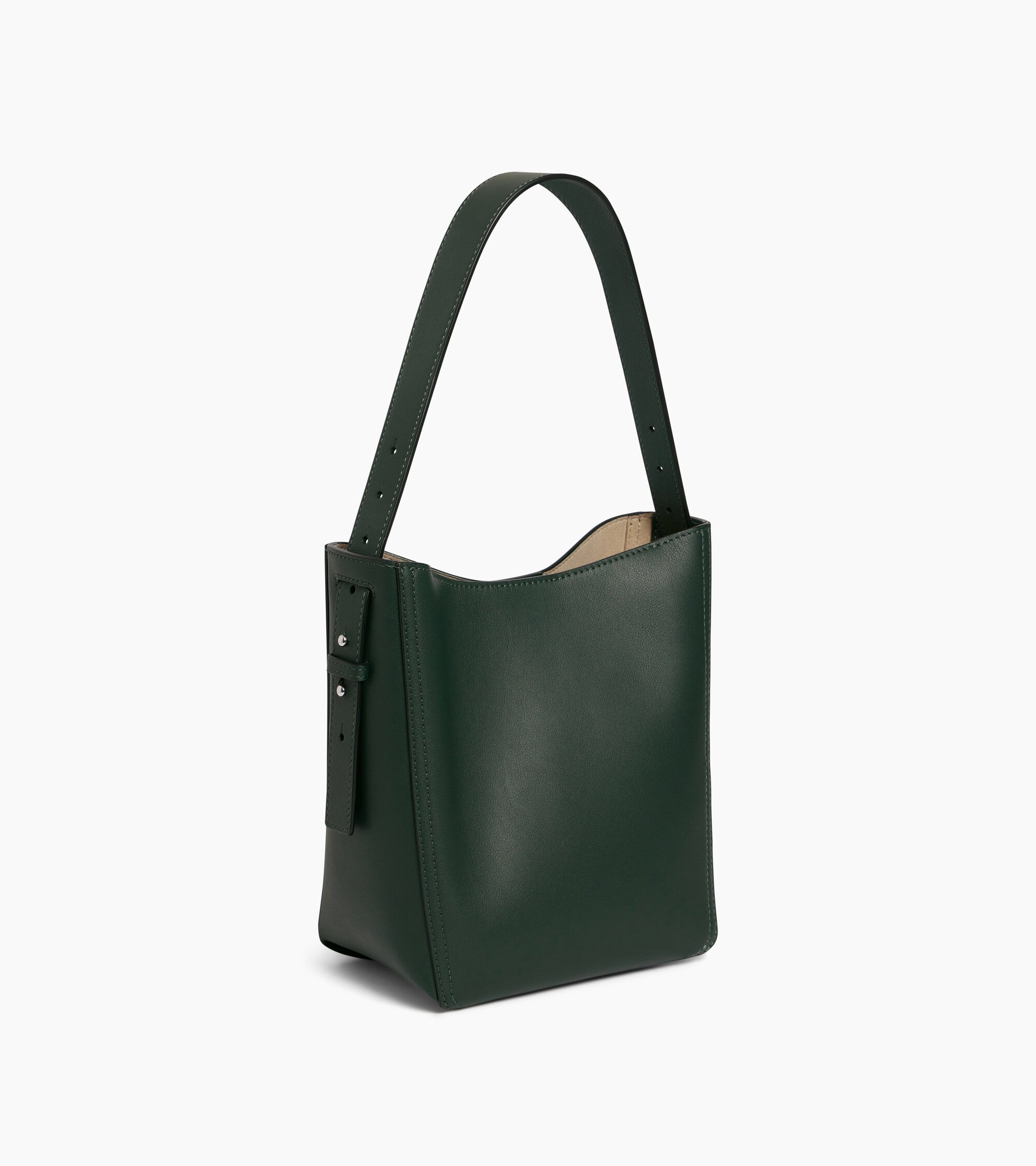 Bolso hobo pequeño modelo Céleste de piel lisa