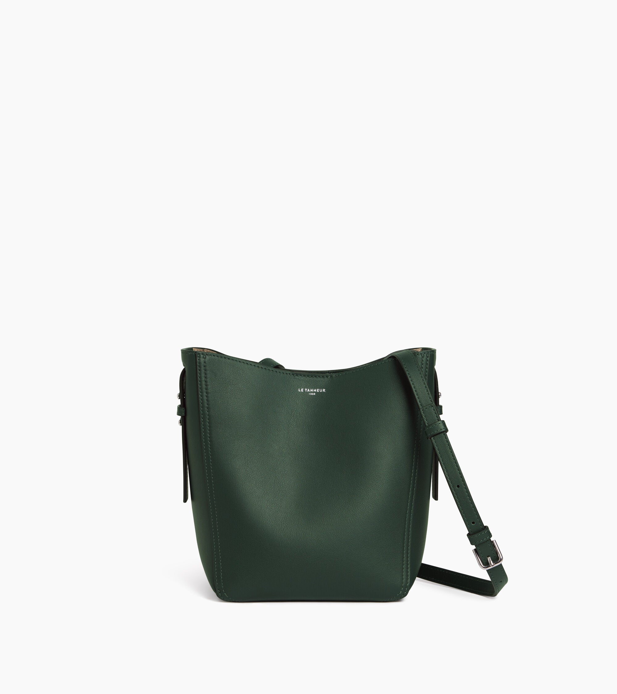 Bolso hobo pequeño modelo Céleste de piel lisa
