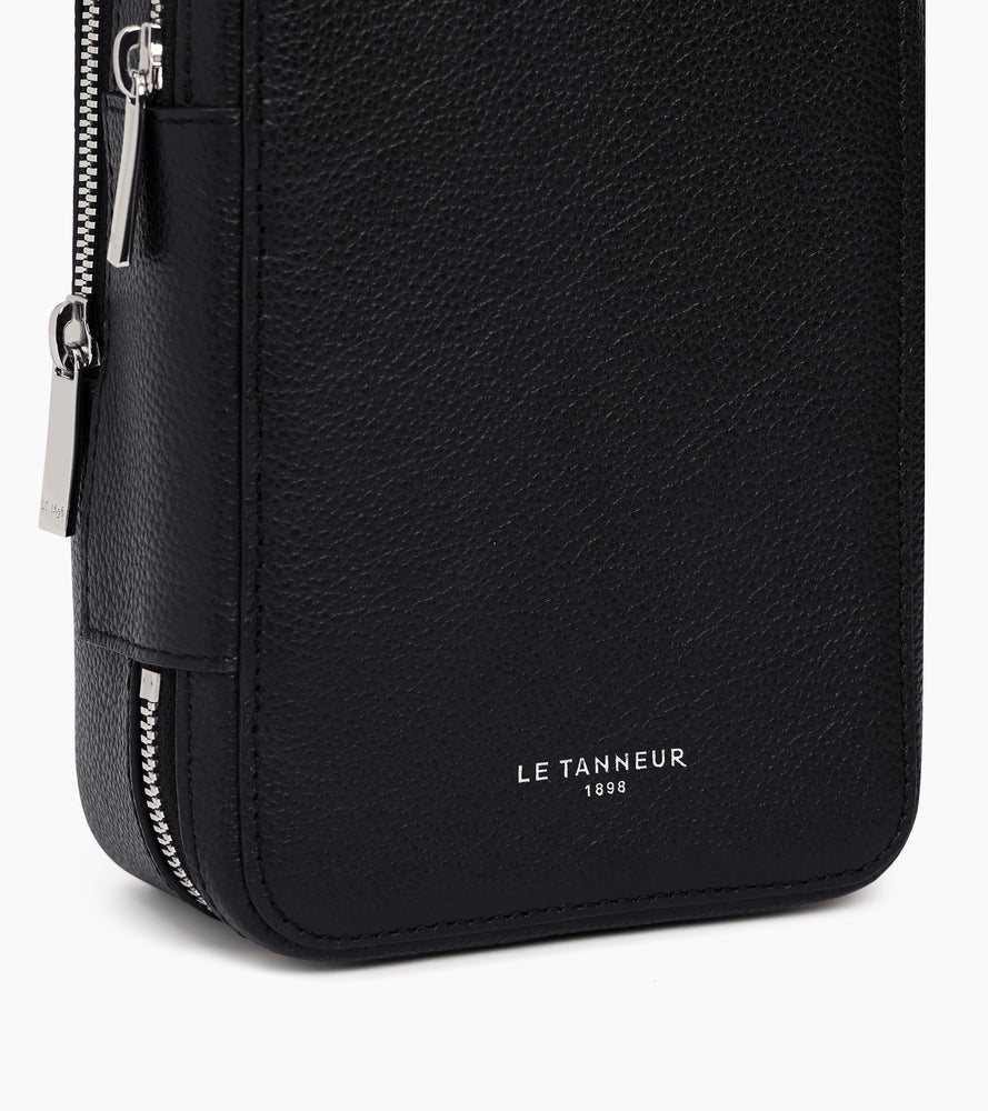 Emile sling bag in grained leather