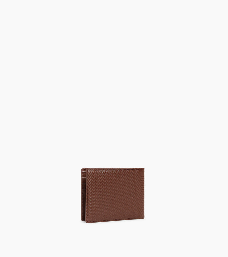 Emile horizontal zipped wallet in signature T leather