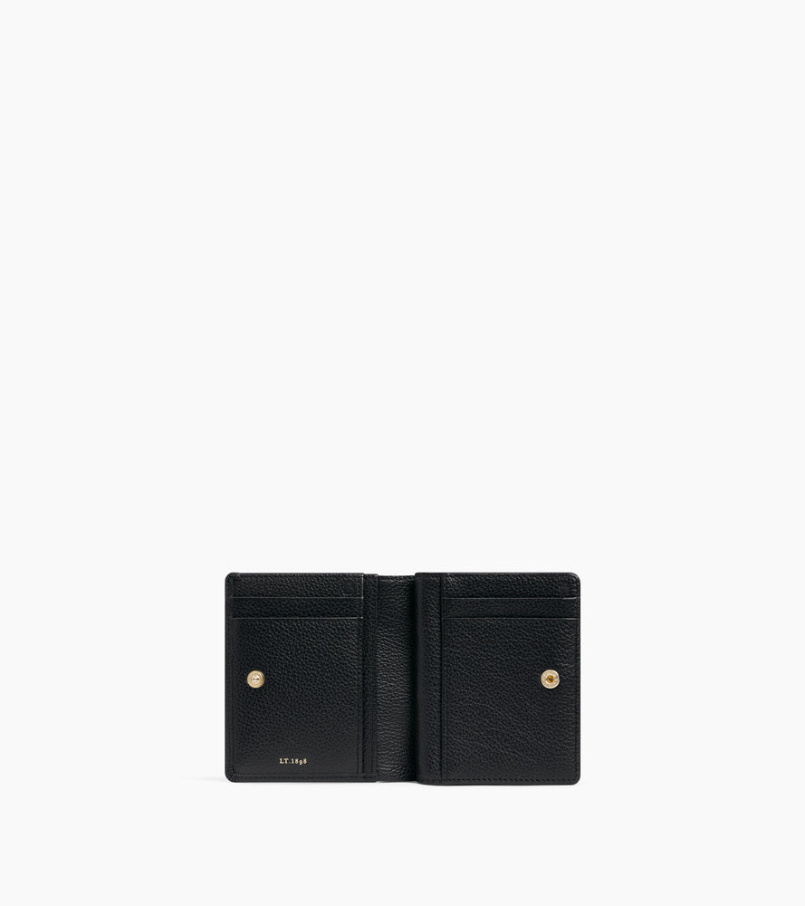 Ella small wallet in grained leather