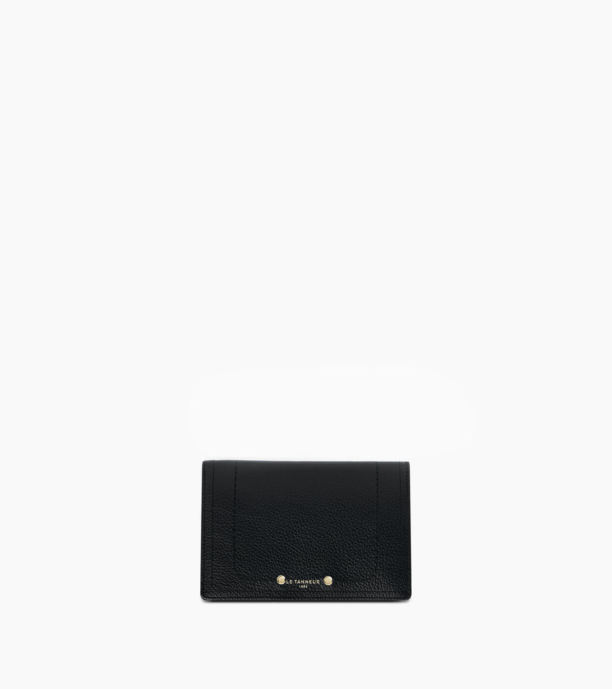 Ella medium wallet in grained leather