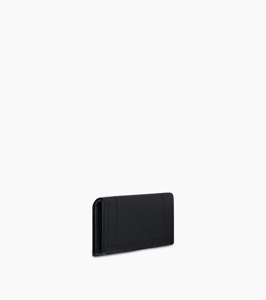 Ella medium wallet in grained leather