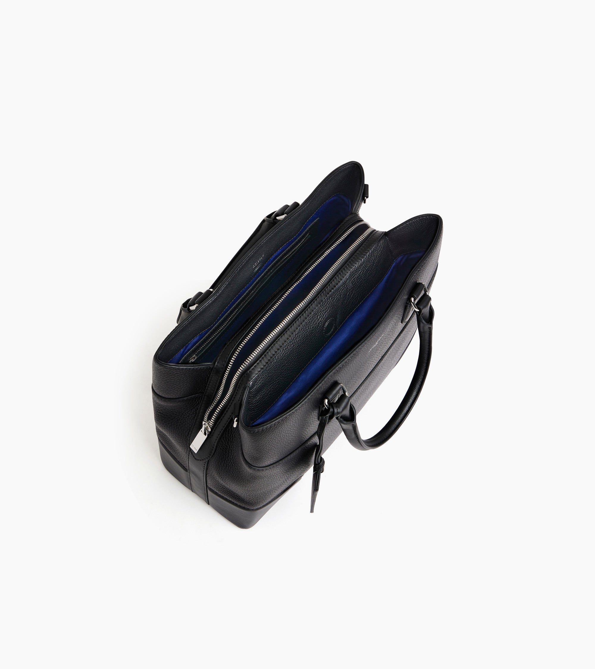 Romy large smooth grained leather handbag